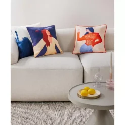Kissenhulle Junia Mit Statement-Motiv