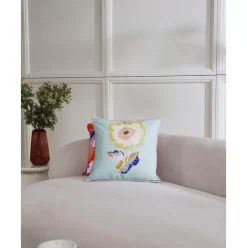 Kissenhulle Lela Mit Blumen-Motiv Aus Bio-Baumwolle