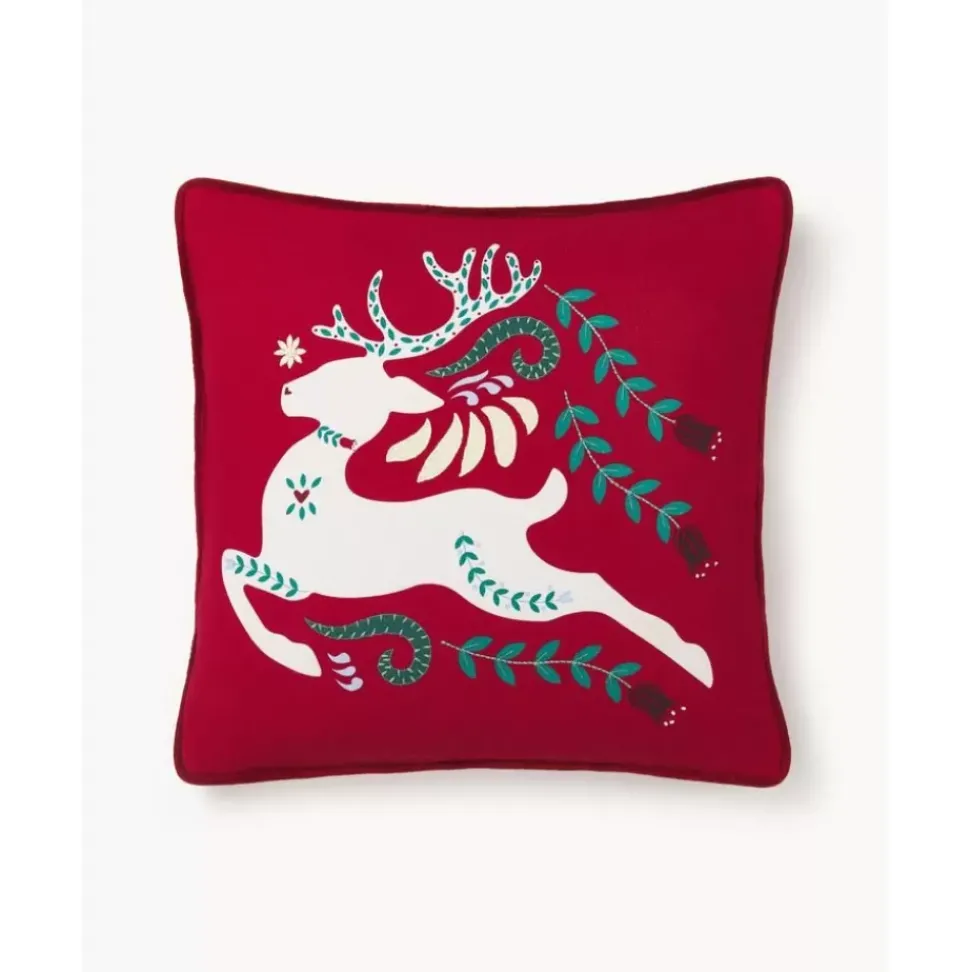 Kissenhulle Prancer Mit Winterlichem Motiv