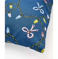 Kissenhulle Ribbons Mit Weihnachtsaufdruck Und Stickerei