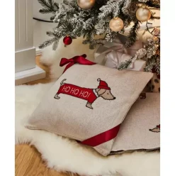 Kissenhulle Santas Little Helper Mit Weihnachtlichem Motiv