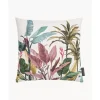 Kissenhulle Vintage Safari Mit Tropischem Blumenmotiven