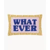 Kissenhulle Whatever Mit Bestickter Aufschrift