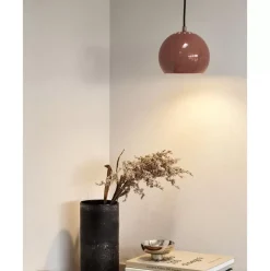 Kleine Kugel-Pendelleuchte Ballbraun