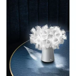 Kleine Mobile Led-Tischlampe Clizia, Dimmbar