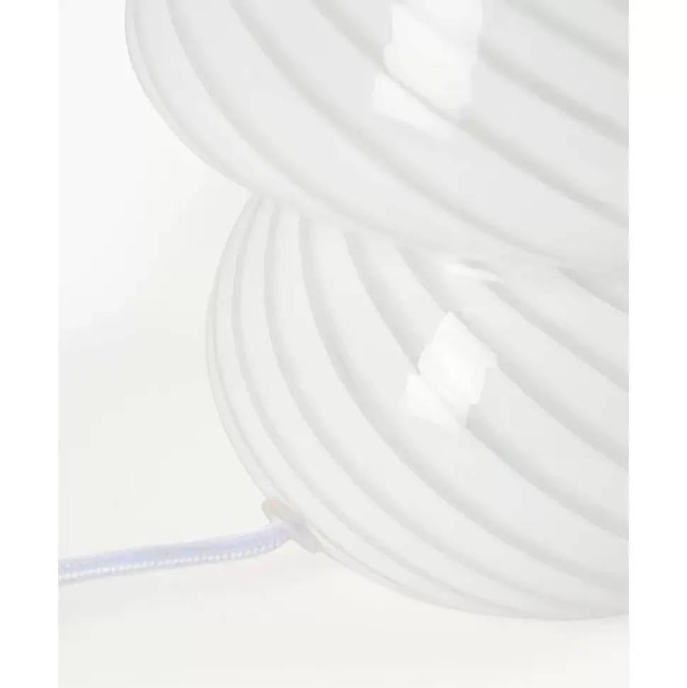 Kleine Nachttischlampe Lareina Aus Opalglas