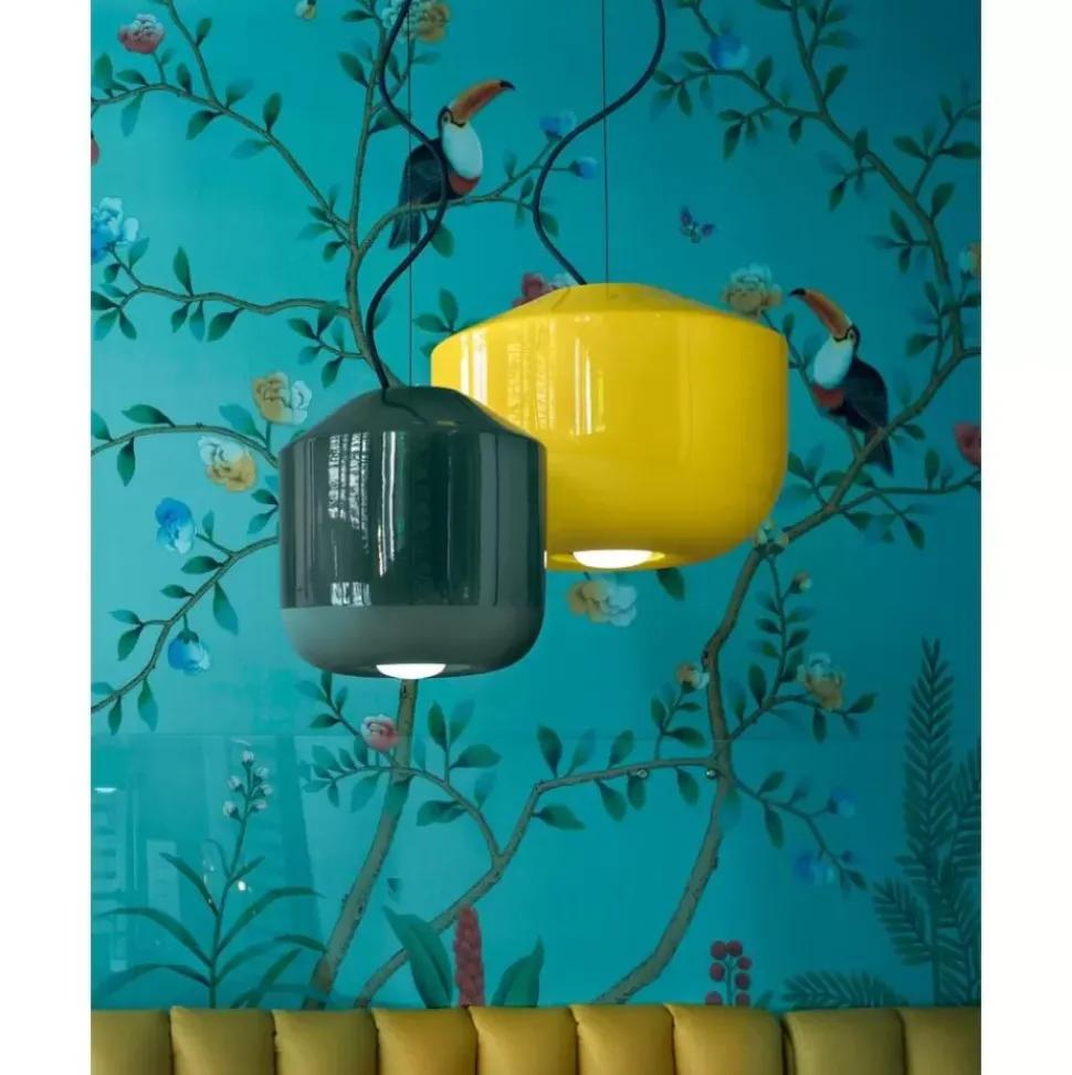 Kleine Pendelleuchte Bellota, Handgefertigt