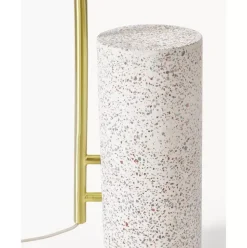 Kleine Stehlampe Cora Mit Terazzo-Fus