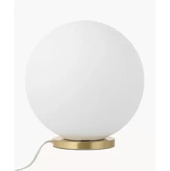 Kleine Tischlampe Beth Aus Opalglas