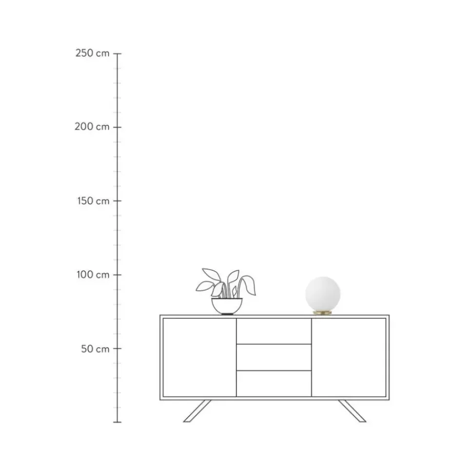 Kleine Tischlampe Beth Aus Opalglas
