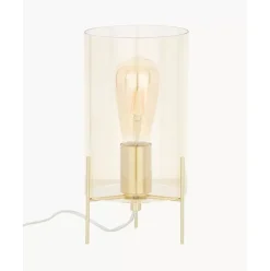 Kleine Tischlampe Laurel Aus Farbigem Glas