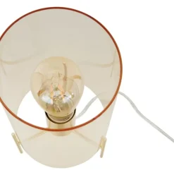 Kleine Tischlampe Laurel Aus Farbigem Glas
