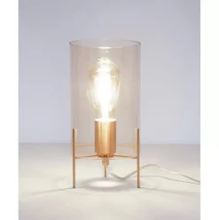 Kleine Tischlampe Laurel Aus Farbigem Glas