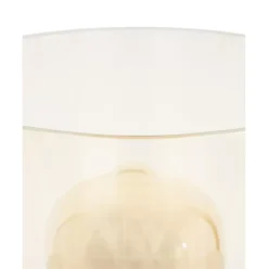 Kleine Tischlampe Laurel Aus Farbigem Glas