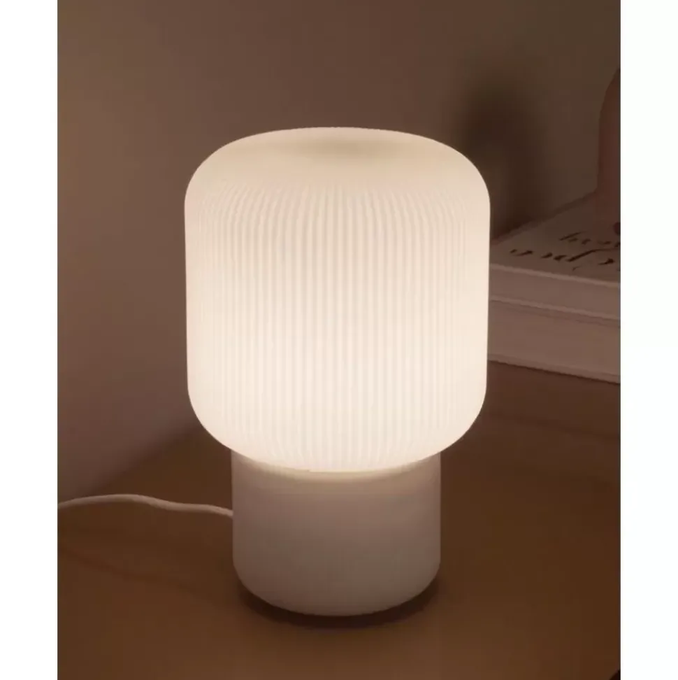 Kleine Tischlampe Marlon Aus Glas