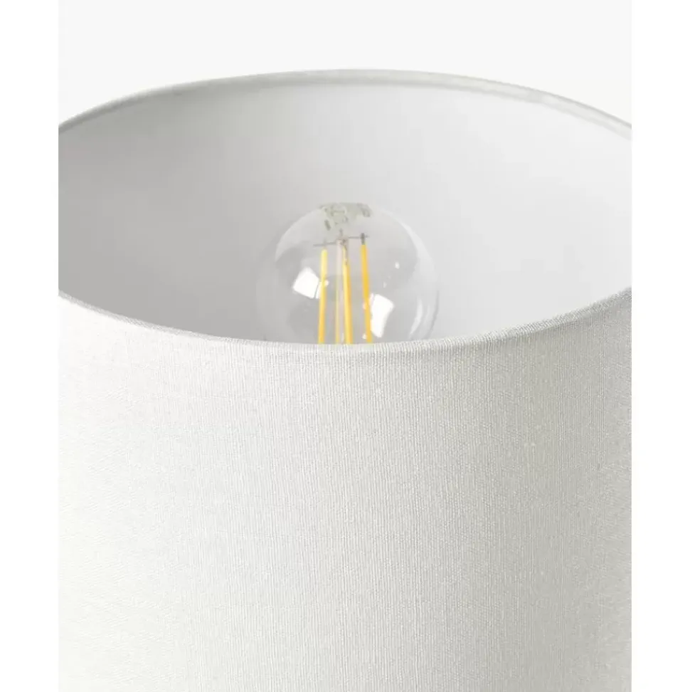 Kleine Tischlampe Olyve Mit Glasfus