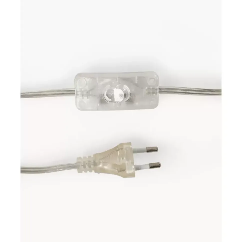 Kleine Tischlampe Olyve Mit Glasfus