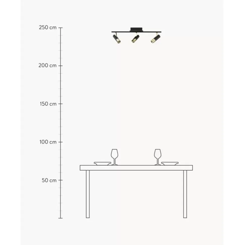 Led-Deckenstrahler Bobby-Gold