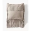 Leder-Kissenhulle Amaia Mit Fransen