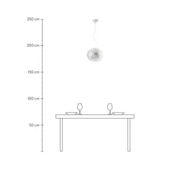 Led-Pendelleuchte Planet Mit Diffusorscheibe
