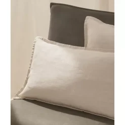 Leinen-Kissenhulle Lanya In Hellbeige