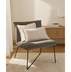 Leinen-Kissenhulle Lanya In Hellbeige