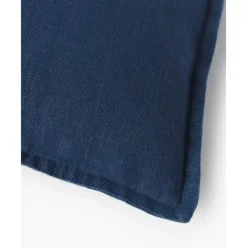 Leinen-Kissenhulle Lanya In Marineblau