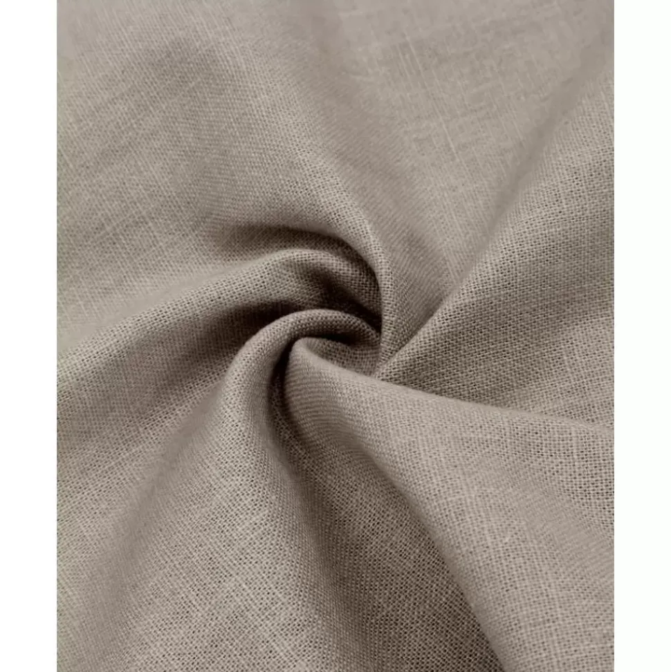 Leinen-Kissenhulle Malia In Beige Mit Strukturmuster