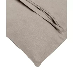Leinen-Kissenhulle Malia In Beige Mit Strukturmuster