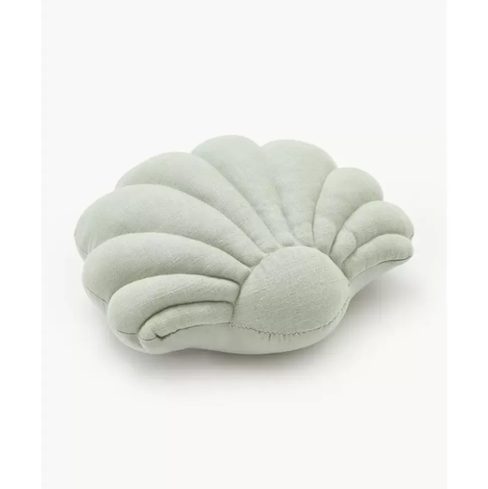 Leinen-Kissen Shell In Muschelform