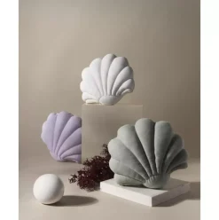 Leinen-Kissen Shell In Muschelform