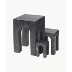 Marmor-Buchstutzen Arkis, 3Er-Set