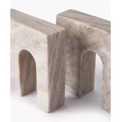 Marmor-Buchstutzen Kai, 2 Stuck