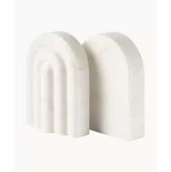 Marmor-Buchstutzen Malie, 2 Stuck