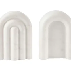 Marmor-Buchstutzen Malie, 2 Stuck