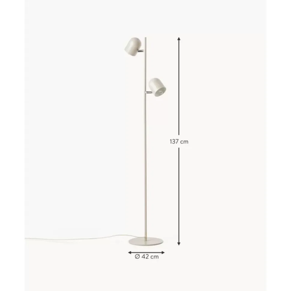 Metall-Stehlampe Almo
