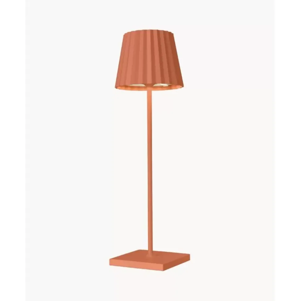 Mobile Dimmbare Ausentischlampe Trellia In Orange