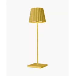 Mobile Dimmbare Led-Ausentischlampe Trellia In Gelb