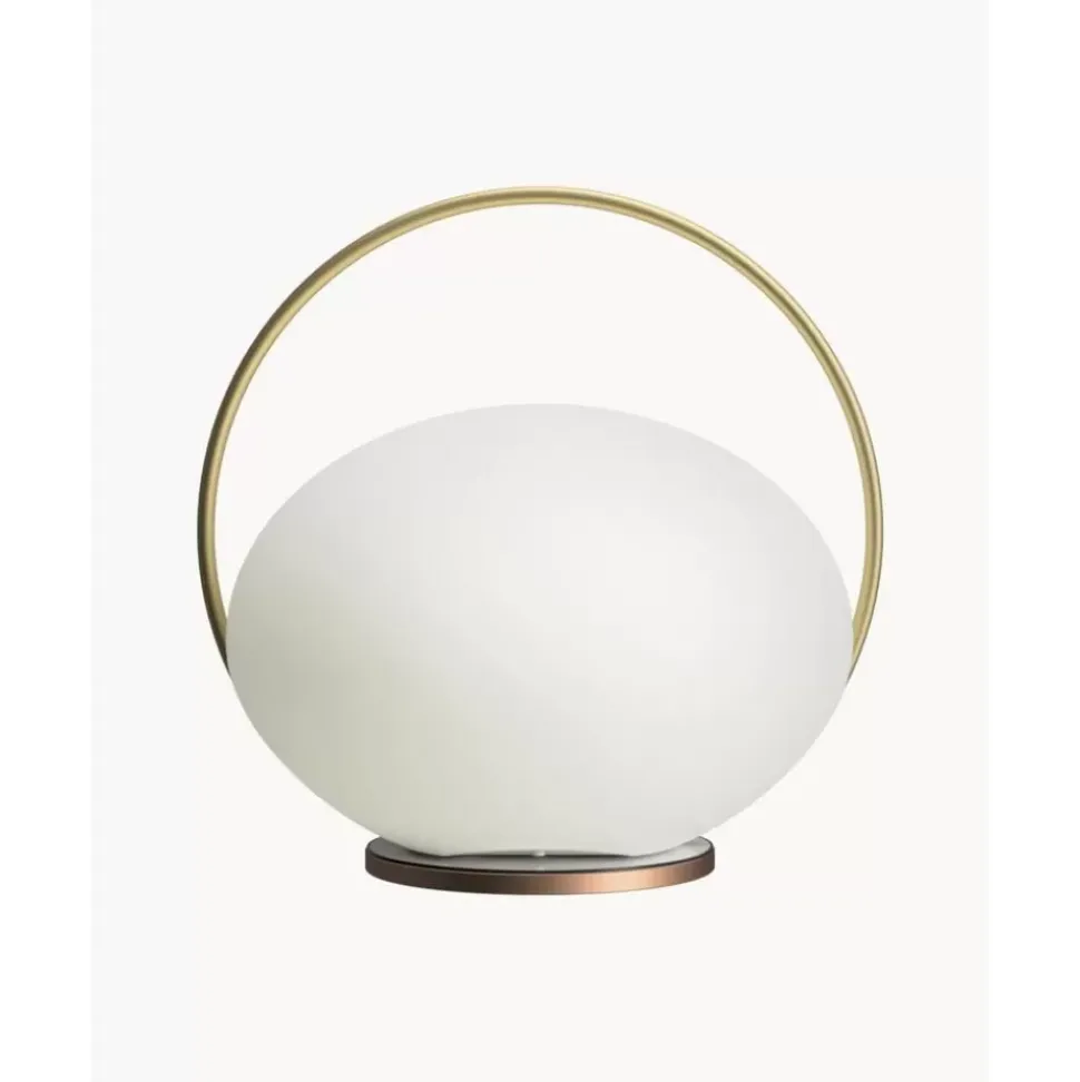 Mobile Dimmbare Led-Ausentischlampe Orbit Mit Usb-Anschluss