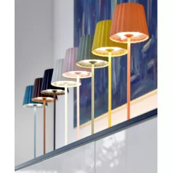 Mobile Dimmbare Led-Ausentischlampe Trellia