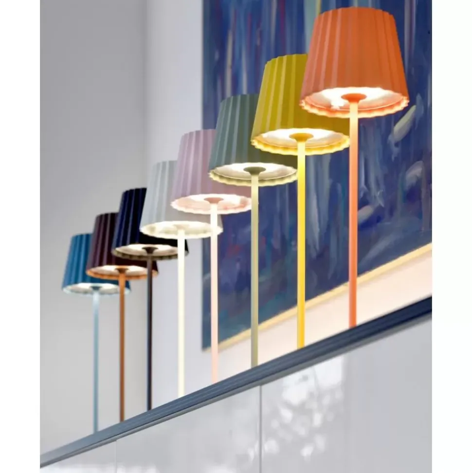 Mobile Dimmbare Led-Ausentischlampe Trellia
