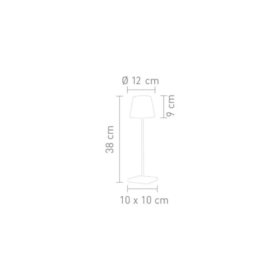 Mobile Dimmbare Led-Ausentischlampe Trellia