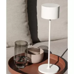 Mobile Led-Outdoor-Tischlampe Farol, Dimmbar