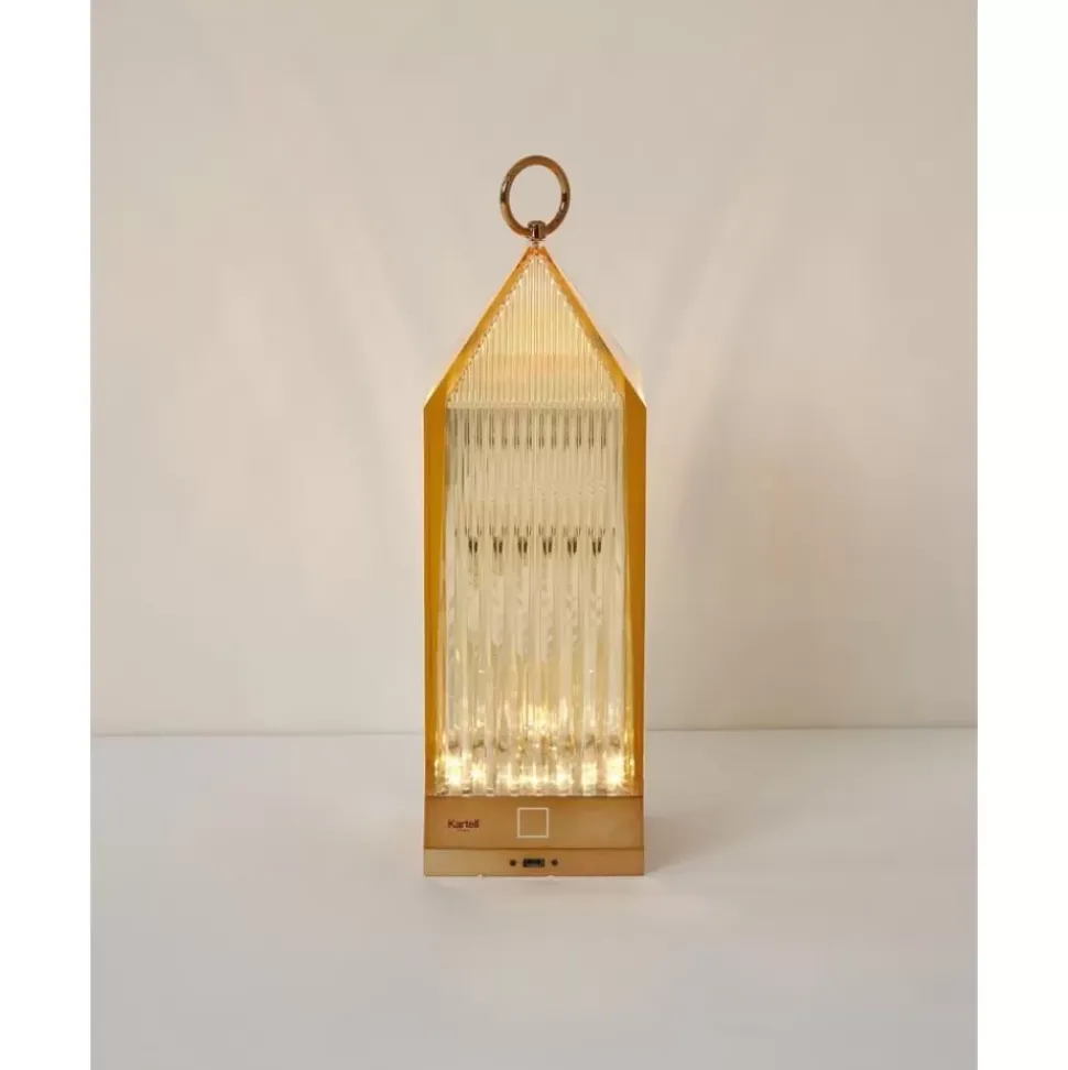Mobile Outdoor Tischlampe Lantern Mit Ladestation, Dimmbar