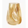 Mundgeblasene Glas-Vase Luster