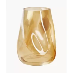 Mundgeblasene Glas-Vase Luster