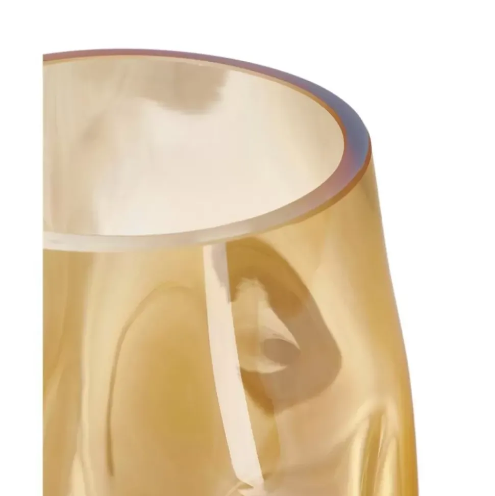 Mundgeblasene Glas-Vase Luster
