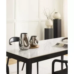 Mundgeblasene Glas-Vase Mirror
