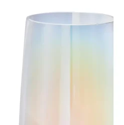 Mundgeblasene Glas-Vase Myla, Irisierend