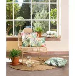Outdoor-Kissenhulle Kokamo Mit Tropischem Print